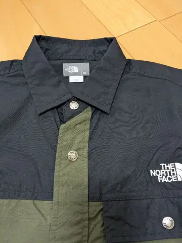 새상품급 THE NORTH FACE 카키, 블랙 눕시 셔츠 XS