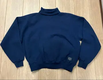 90s USA제 러셀 모크넥 맨투맨 블랭크 무지