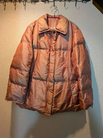 리버서블 핑크 다운 자켓