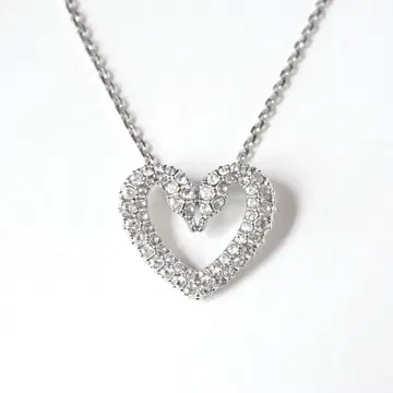 스와로브스키 Una 하트 펜던트