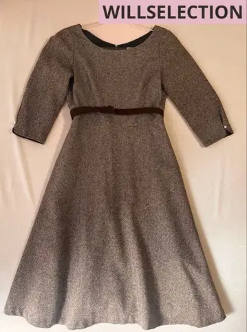 [ WILLSELECTION ] A라인 원피스 벨트 포함