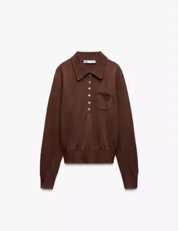 ZARA 울 베이직 피케 셔츠