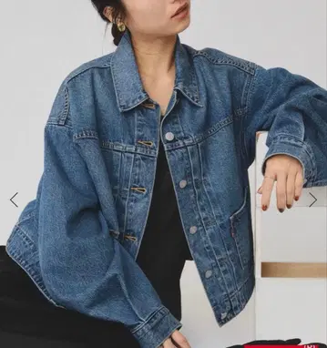 즉시 구매 가능! Levi's SLOBE 별주 데님 자켓