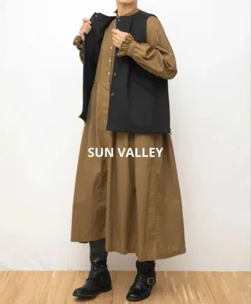 SUN VALLEY TC 나일론 피치 기모 크루넥 베스트