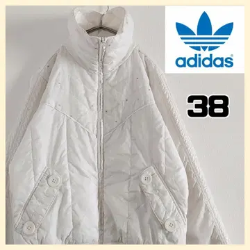아디다스 오리지널스 충전솜 자켓 화이트 블루종 긴팔 여성용