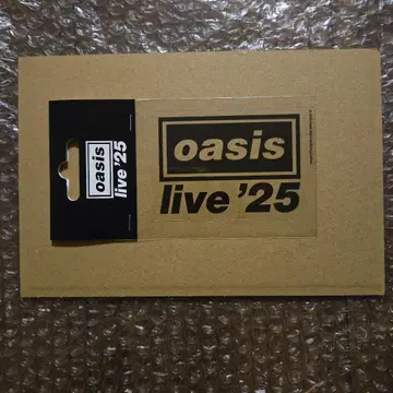 oasis live'25 스티커 화이트 오아시스