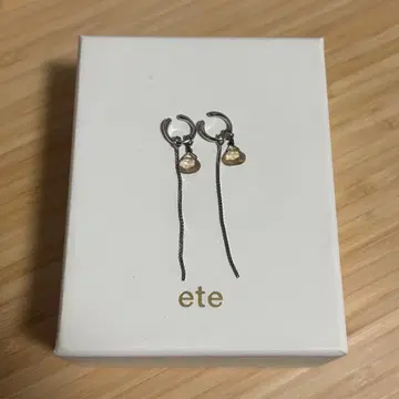 ete 에테 실버 귀찌 스톤