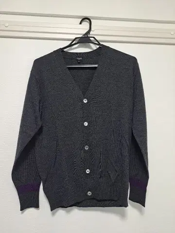 Paul Smith 그레이 얇은 소재 가디건