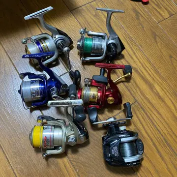 SHIMANO 시마노와 다이와와 Abu 낚시릴 6개 세트