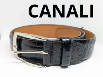 카날리 Canali 클래식 벨트 소프트 천연 가죽 블랙 새상품급 B686