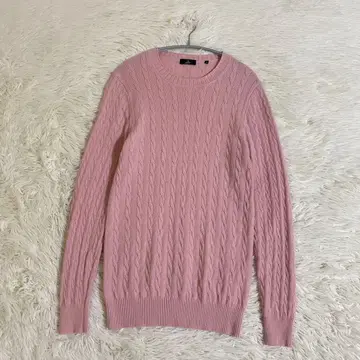 새상품급 AXEL 엑셀 츠루야 캐시미어 100% 니트 스웨터 M 남성용