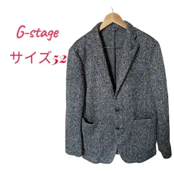 G-stage 지스테이지 트위드풍 벌 원포인트 테일러드 자켓 사이즈 52