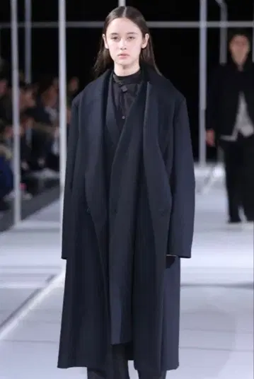 ETHOSENS/비버 롱 코트