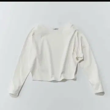 숙녀의 롱 T 화이트 새상품