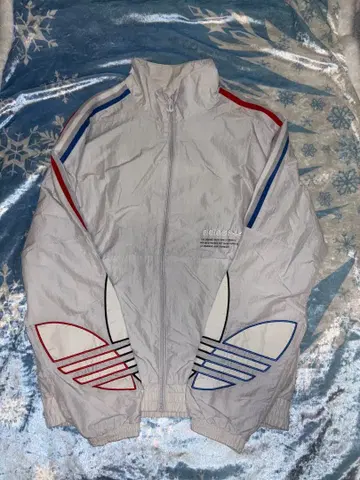 adidas 트리콜로르 윈드 브레이커 화이트