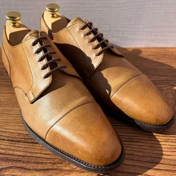 폴스미스 치니 별주 스트레이트 팁 UK8.5 브라운 외날개 가죽 신발