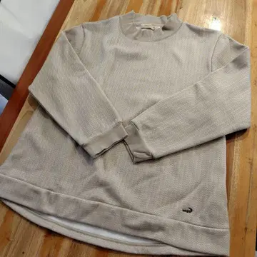 크로커다일 속기모 헤링본 무늬 티셔츠