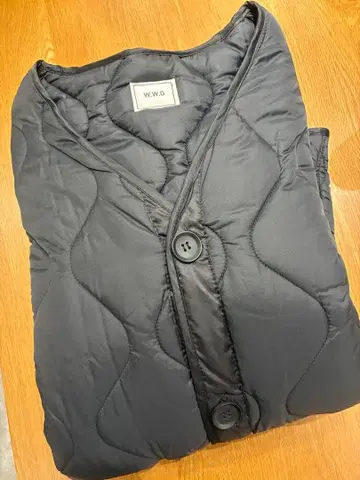 W.W.G 블랙 퀼팅 자켓