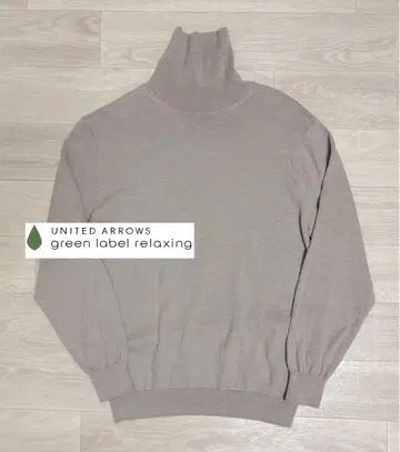 green label relaxing 터틀넥 니트 울 100%