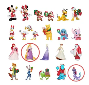 디즈니 크리스마스 오너먼트 복권 Happy 복권 라푼젤 란디