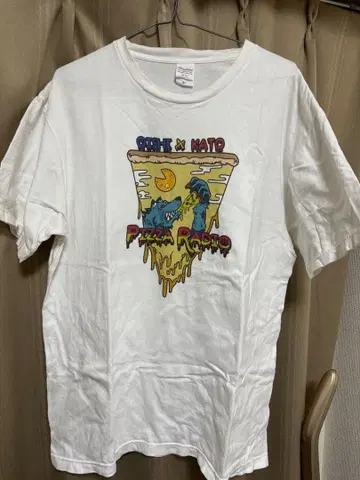 피자라 진로우 T셔츠 화이트 XL