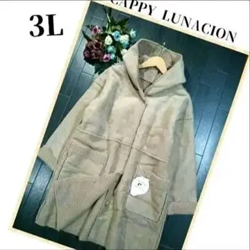 빅 사이즈 CAPPY LUNACION 무스탕 리버서블 코트 3L