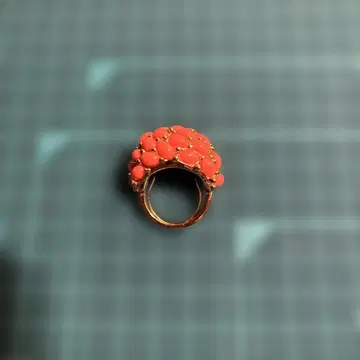 Kenneth Jay Lane 케네스 제이 레인 반지 코랄 새상품급