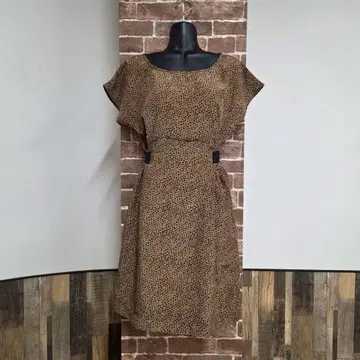 Simplicite 사리시테 원피스 브라운 여성용 쉬폰