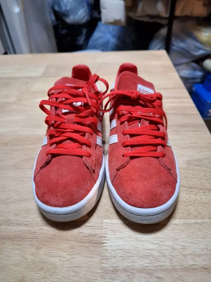 Adidas Campus Suede Red Sneakers