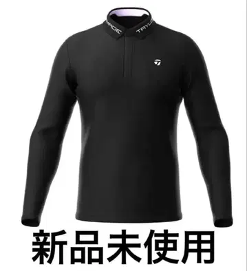 [ 새상품 ] TAYLORMADE 블랙 긴팔 피케 셔츠