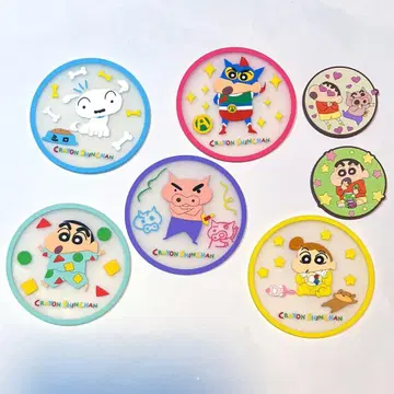 짱구는 못말려(크레용 신짱) 러버 코스터 7종