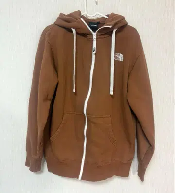 THE NORTH FACE 브라운 후드티 L