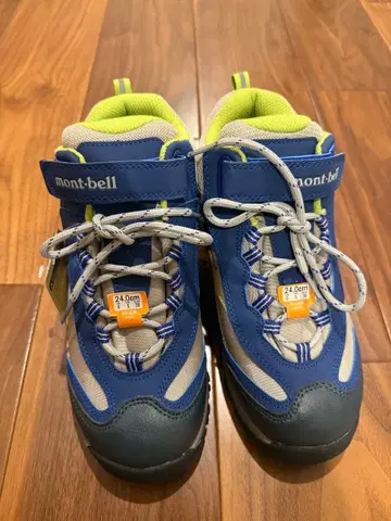 mont-bell 등산화 24.0cm 파랑/그린