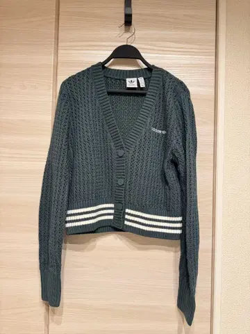 아디다스 한국 아디다스 다크 그린 가디건