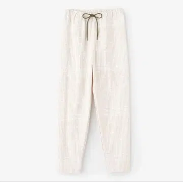 sousou 고밀도 치노 크로스 이지 테이퍼드 팬츠 / 쿠미코 생화이트