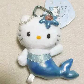 헬로키티 판타지 마스코트 머메이드 블루 인어