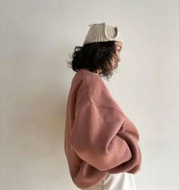 searoomlynn 볼륨 맨투맨 풀오버 벽돌