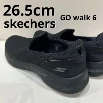새상품급 26.5cm 스케쳐스 GO WALK 6 블랙 quickfit