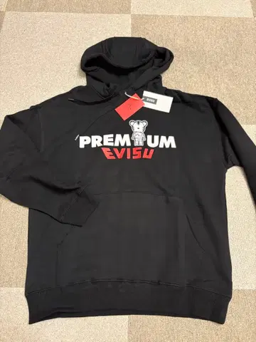 EVISU 로고 후드티 XL 사이즈 미사용 새상품