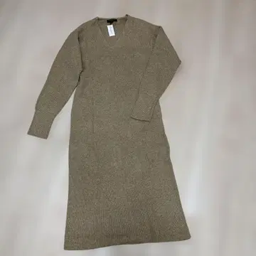 BANANA REPUBLIC V넥 롱 니트 원피스 M