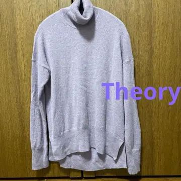 띠어리 캐시미어 스웨터 퍼플