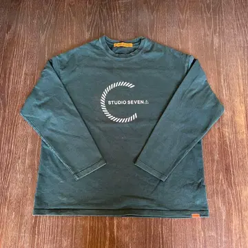 STUDIO SEVEN 로고 롱T XL