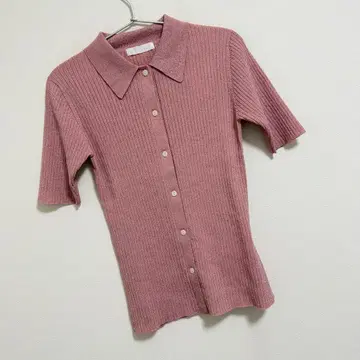 센스 오브 플레이스 바이 어반 리서치 라메 니트 컴팩트 가디건 (반팔)