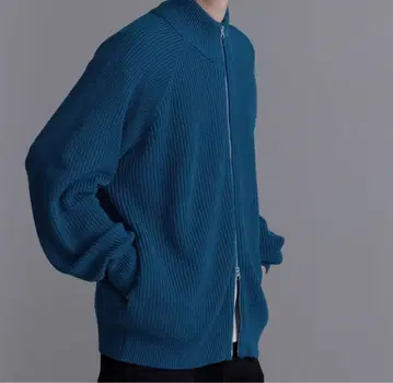 MONO-MART 아제 짜임 루즈 드라이버 니트 M 사이즈