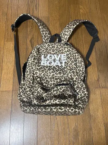LOVE BOAT 레오파드 무늬 백팩