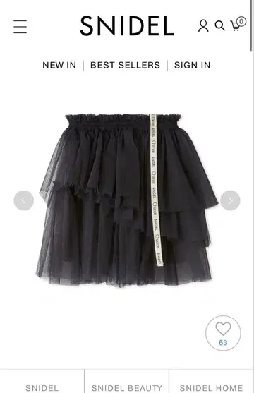 snidel [ Chacott ] 튤 튤튤