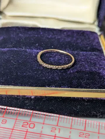 K10PG 다이아몬드 핑키링