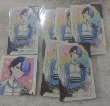 프로세카 감사제 스티커 그리팅 카드 금박 아오야기 토야