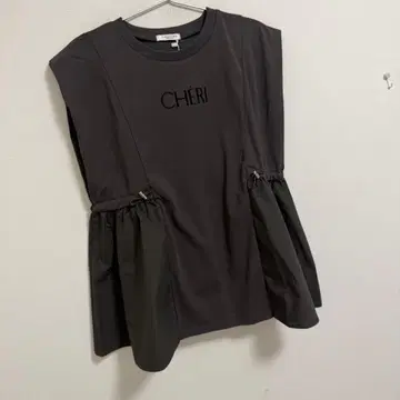 클래식 엘프 도킹 페플럼 숏 프렌치 슬리브 티셔츠