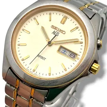 세이코 스피릿 손목시계 자동 와인딩 남성용 5M23-7A60 데이데이트